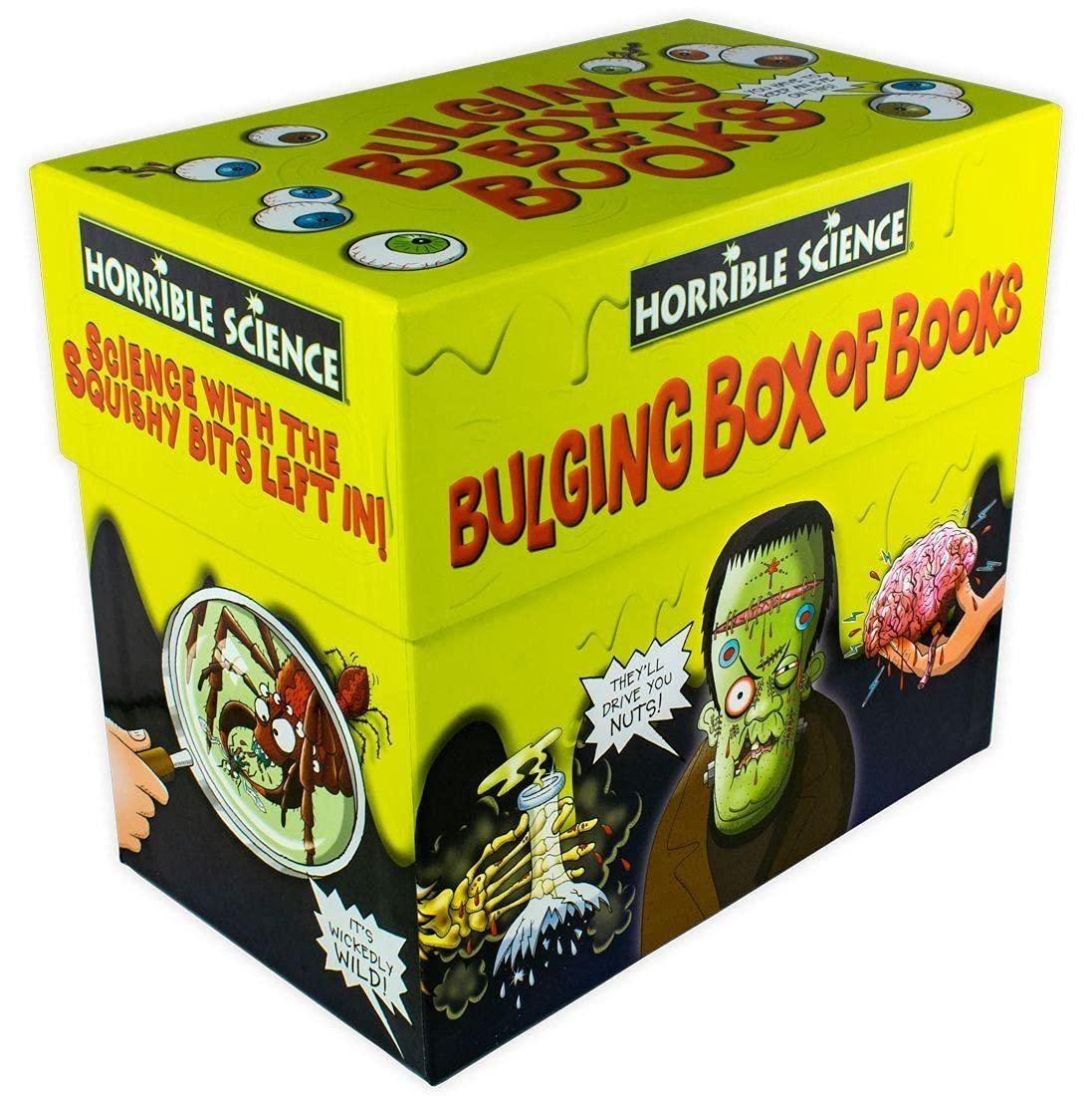 Horrible Science Bulging Box of Books – 20 Book Set: Angry Animals, Chemical Chaos, Deadly Diseases & More - By Nick Arnold - Paperback