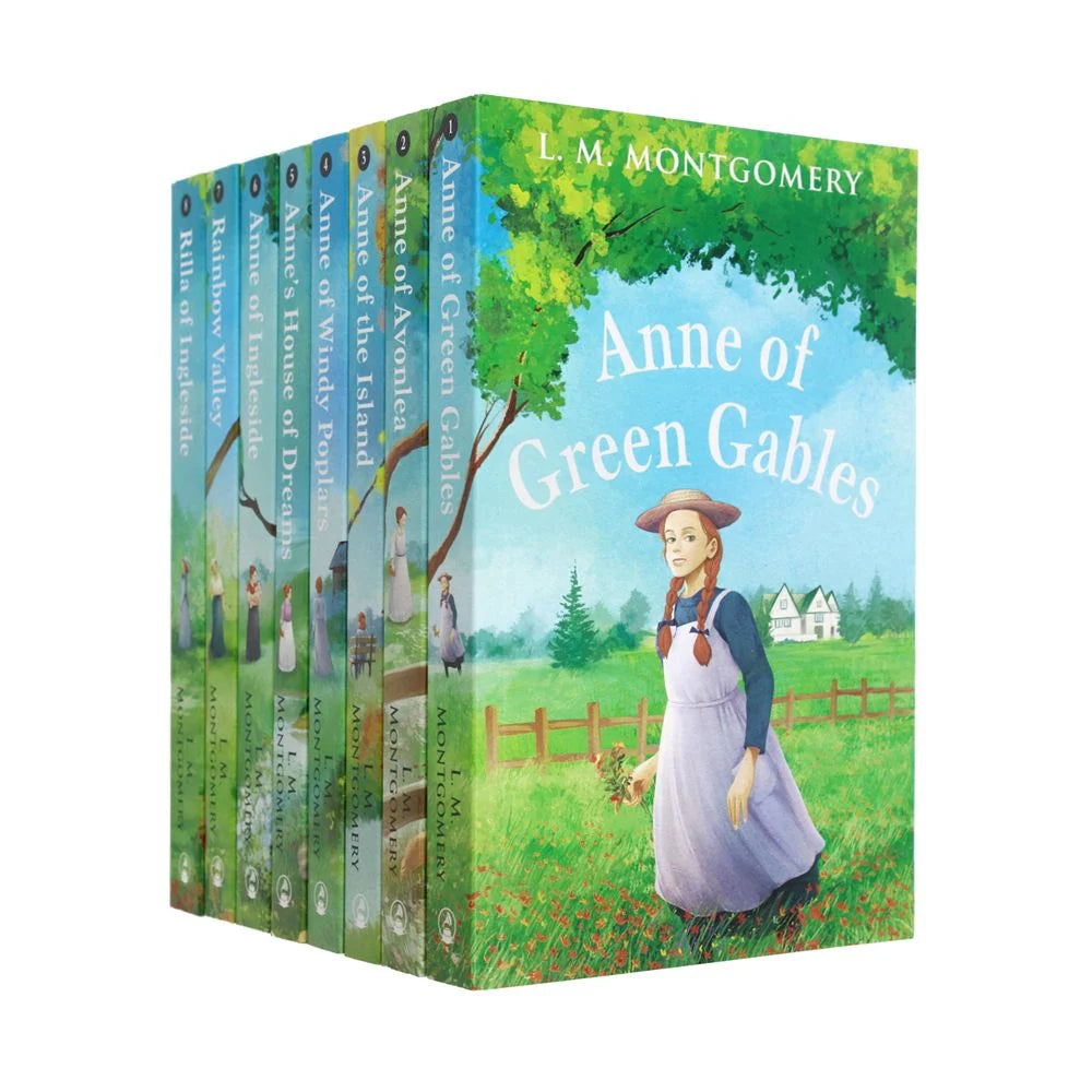 Anne of Green Gables Collection – 8 Book Set: Complete Series - By L. M. Montgomery - Paperback