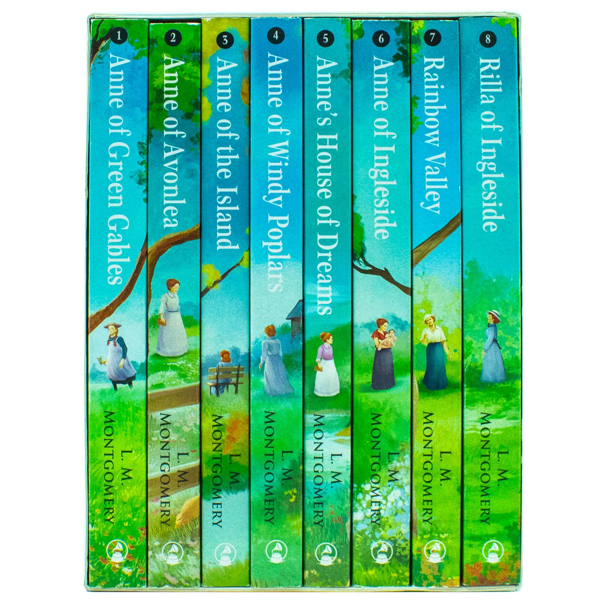 Anne of Green Gables Collection – 8 Book Set: Complete Series - By L. M. Montgomery - Paperback