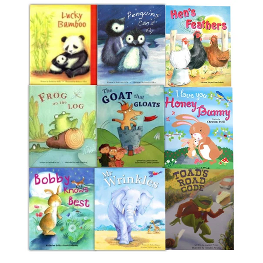 Alligator Flat Picture Book Collection – 9 Book Set: Frog on the Log, Mr. Wrinkles & More - Paperback