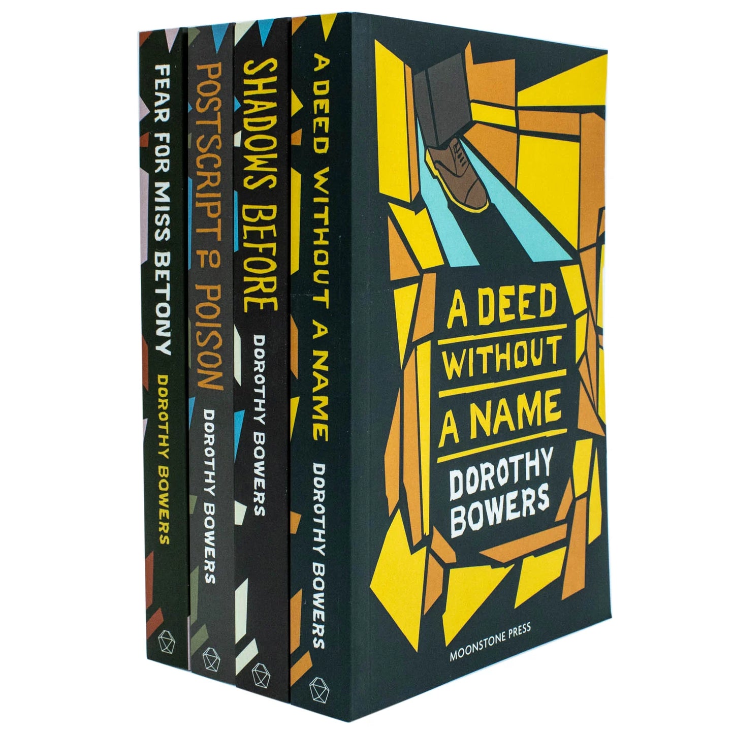 Chief Inspector Dan Pardoe Series – Complete 4 Book Collection: Postscript to Poison, Shadows Before, A Deed Without a Name & Fear for Miss Betony - By Dorothy Bowers - Paperback