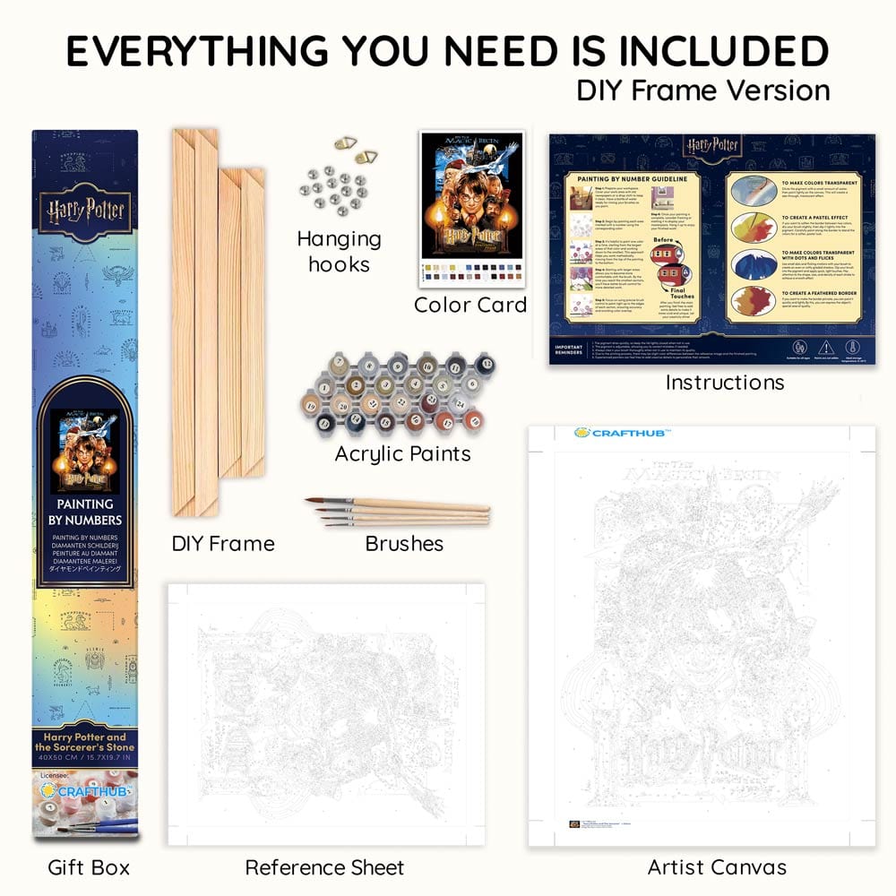 Harry Potter and the Sorcerer's Stone - Paint By Numbers Kit
