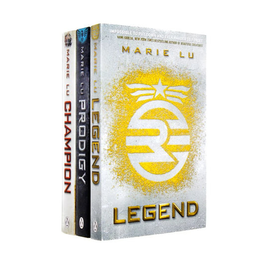 Legend Trilogy – Complete 3 Book Collection: Legend, Prodigy & Champion - By Marie Lu - Paperback