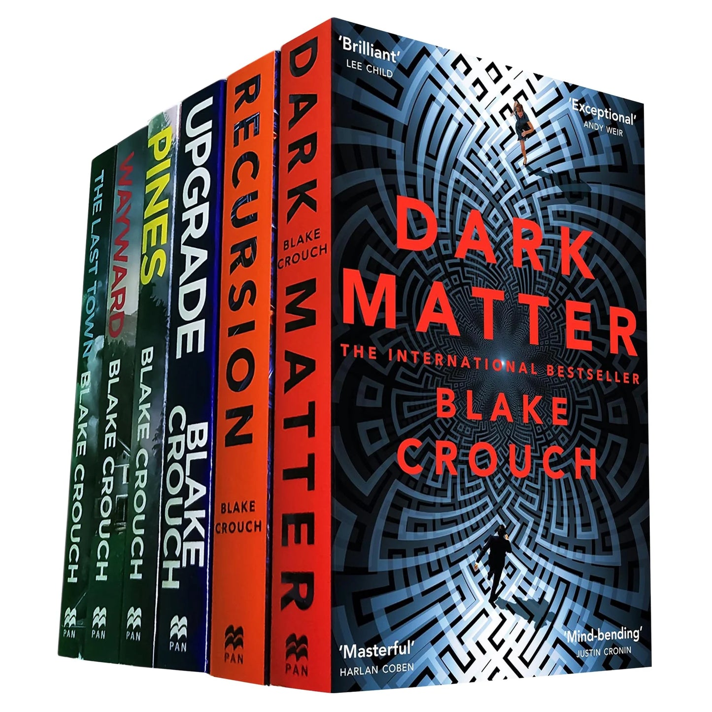 Blake Crouch – 6 Book Collection Set: Dark Matter, Recursion, Upgrade & Wayward Pines Trilogy - Science Fiction Thrillers - Paperback