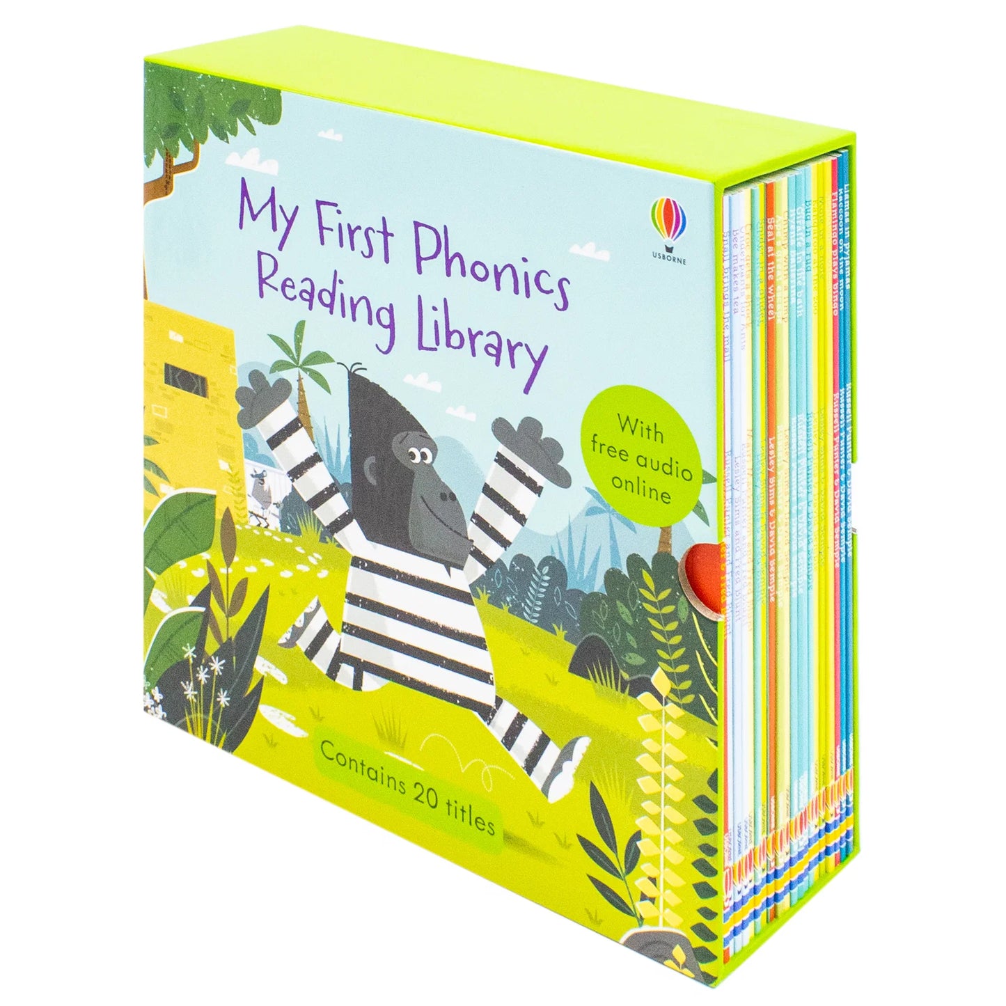 Usborne My First Phonics Reading Library – 20 Book Collection Set: Early Reading & Phonics Practice for Kids