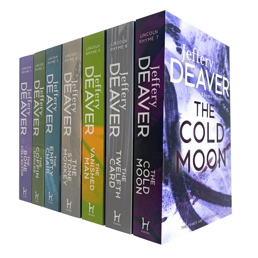 Lincoln Rhyme Thrillers – 7 Book Set: The Bone Collector, The Coffin Dancer, The Empty Chair & More - By Jeffery Deaver - Paperback