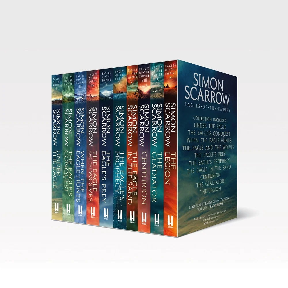 Eagles of the Empire – 10 Book Box Set: Books 1–10 - By Simon Scarrow - Historical Fiction - Paperback
