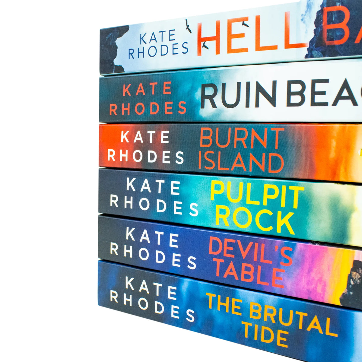 DI Ben Kitto Series – Complete 6 Book Set: Hell Bay, Ruin Beach, Burnt Island & More - By Kate Rhodes - Paperback