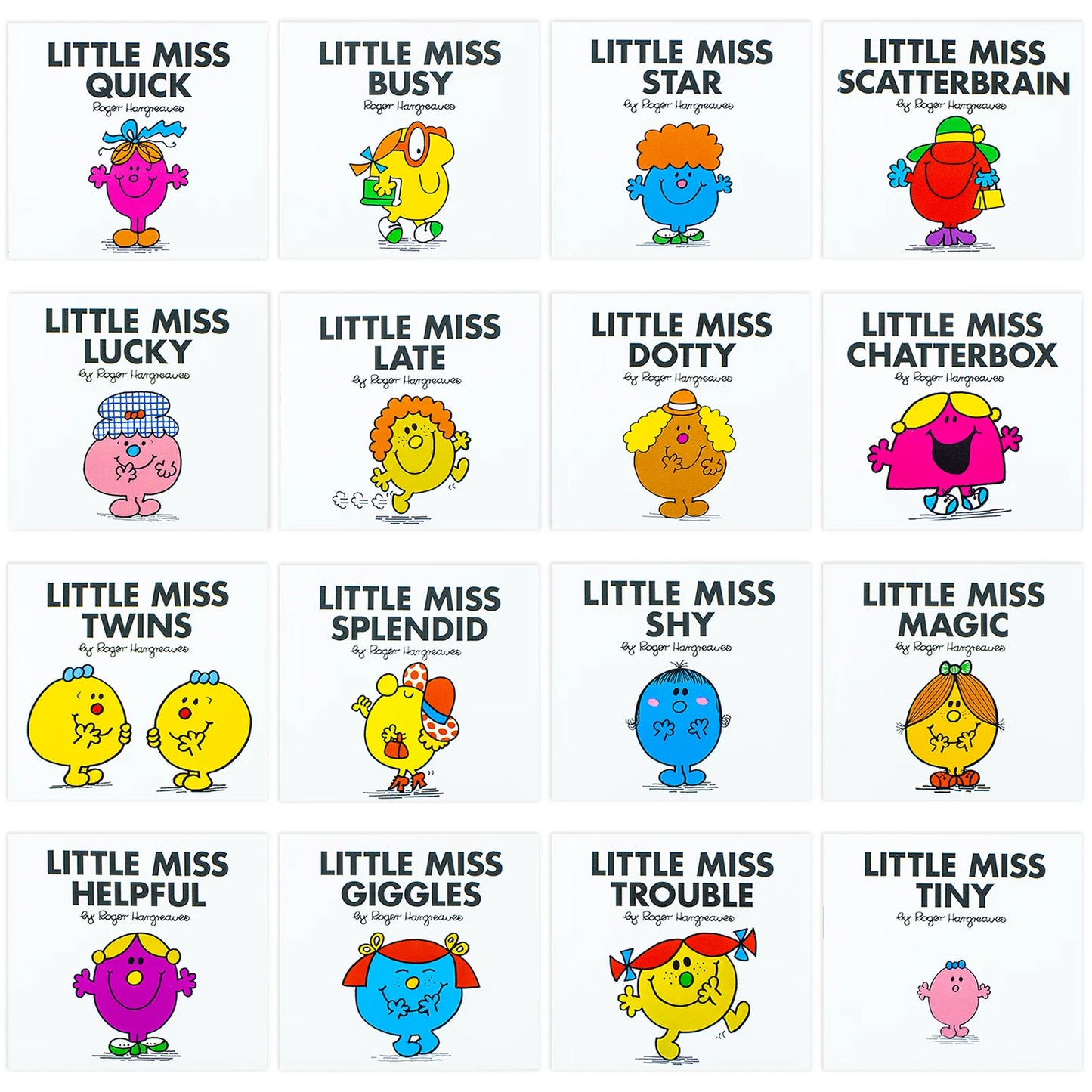 Little Miss Complete Collection – 36 Book Set: Classic Children's Stories, Humour & Fun - By Roger Hargreaves