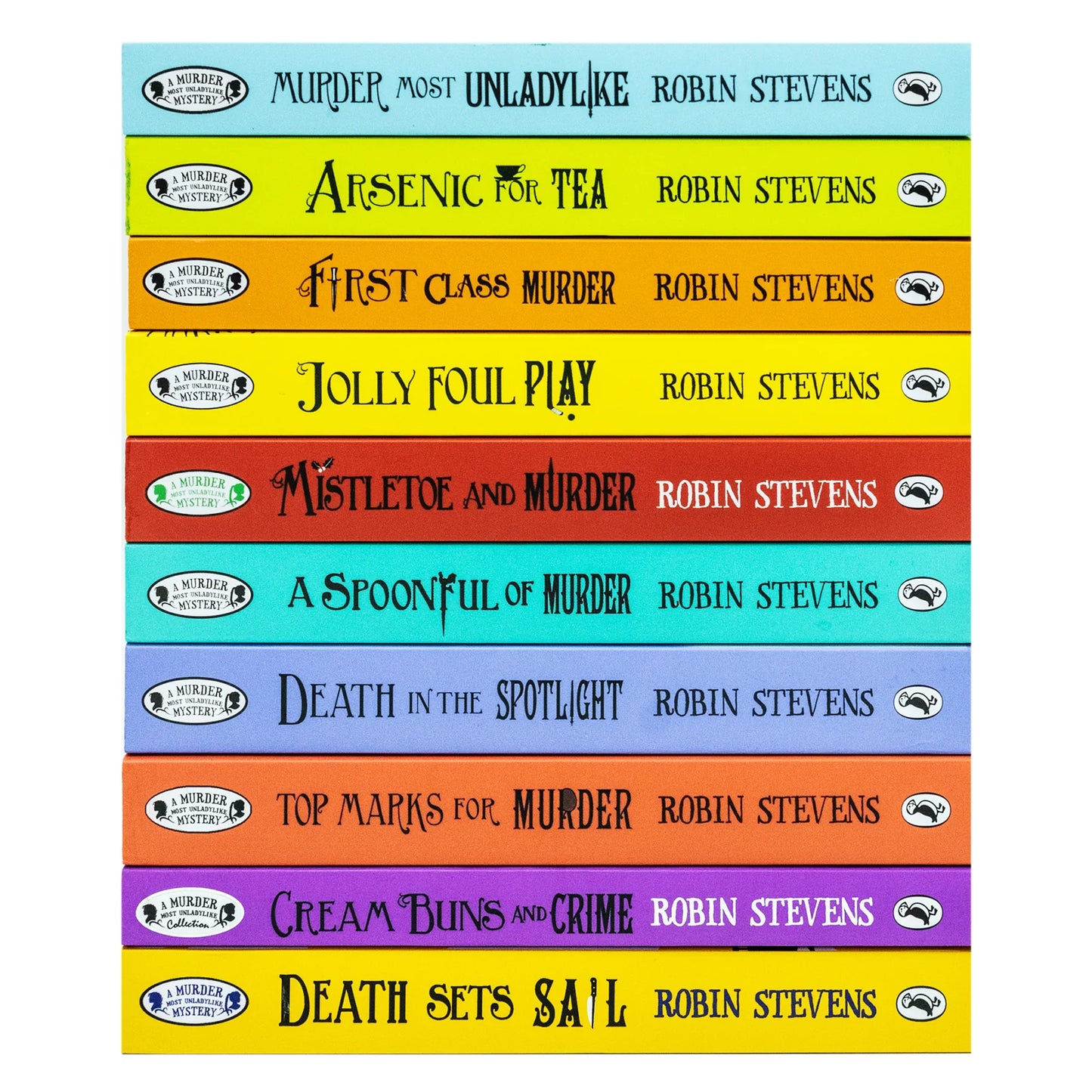 A Murder Most Unladylike Mystery Series – 10 Book Collection Set - By Robin Stevens - Children's Detective Fiction & School Adventures