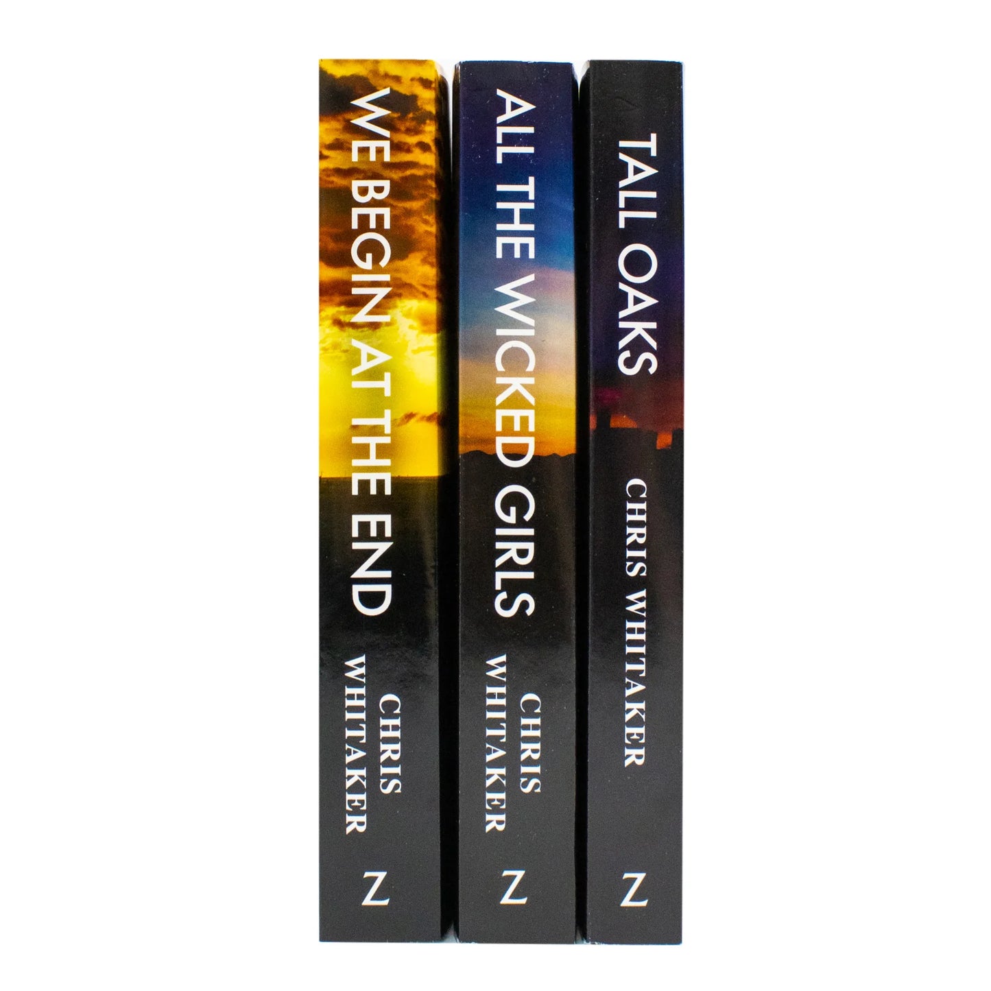 Chris Whitaker Collection – 3 Book Set: We Begin at the End, Tall Oaks & All the Wicked Girls - By Chris Whitaker - Paperback