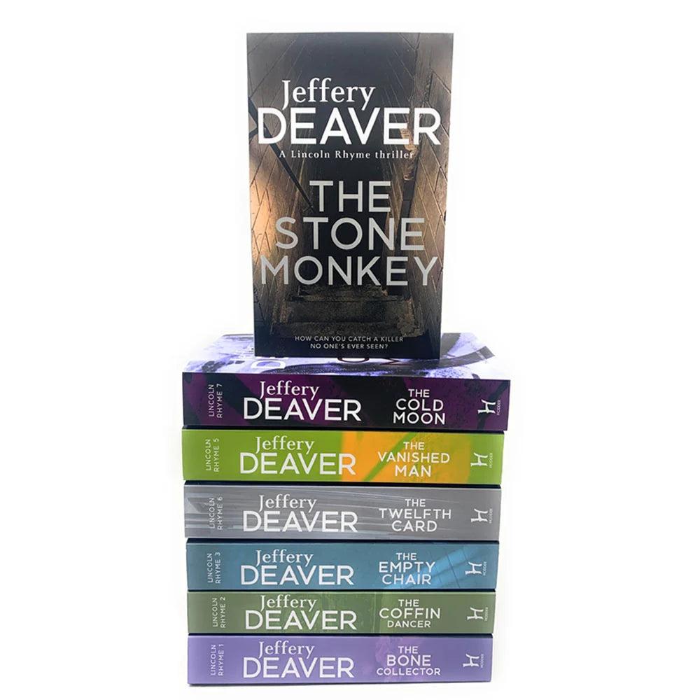 Lincoln Rhyme Thrillers – 7 Book Set: The Bone Collector, The Coffin Dancer, The Empty Chair & More - By Jeffery Deaver - Paperback