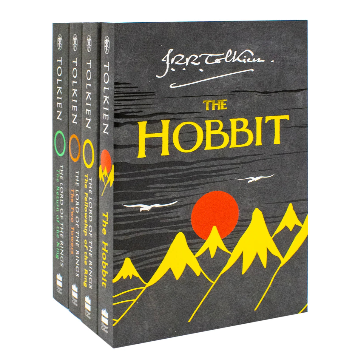 The Hobbit & The Lord of the Rings – 4 Book Box Set: The Hobbit, The Fellowship of the Ring & More - By J.R.R. Tolkien - Paperback