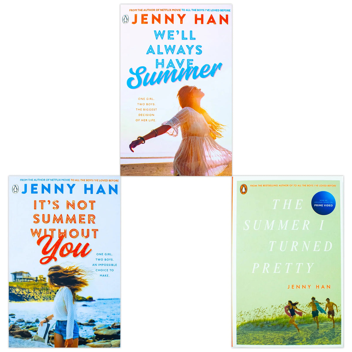 The Summer I Turned Pretty Trilogy – Complete 3 Book Collection: The Summer I Turned Pretty, It's Not Summer Without You & We'll Always Have Summer - By Jenny Han - Paperback