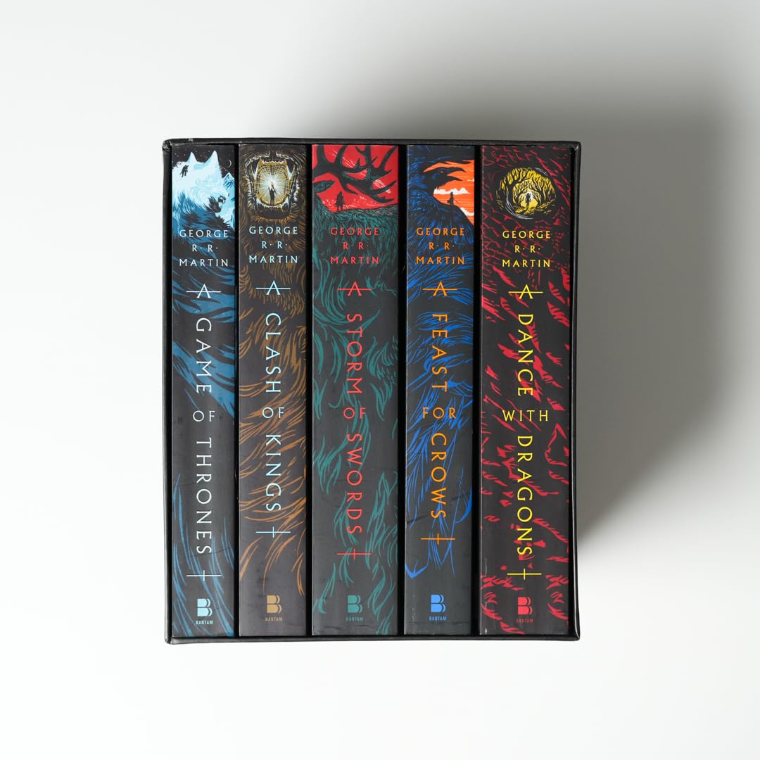 A Song of Ice and Fire – 5 Book Boxed Set: A Game of Thrones, A Clash of Kings & More - By George R. R. Martin - Paperback