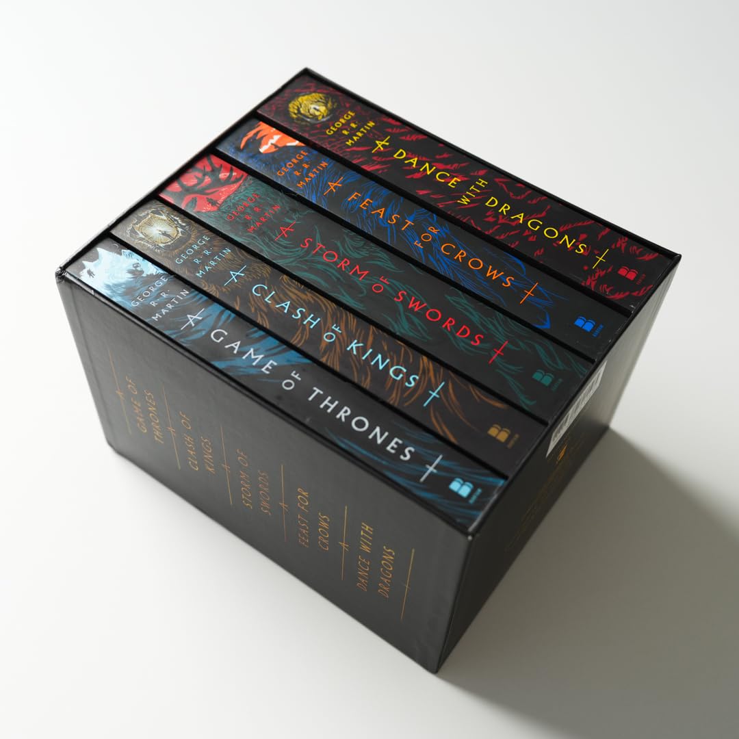 A Song of Ice and Fire – 5 Book Boxed Set: A Game of Thrones, A Clash of Kings & More - By George R. R. Martin - Paperback