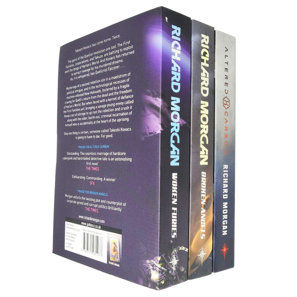 Altered Carbon – 3 Book Collection Set: Altered Carbon, Broken Angels & Woken Furies - By Richard K. Morgan - Paperback
