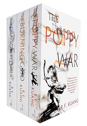 The Poppy War, The Dragon Republic, The Burning God 3 Book set