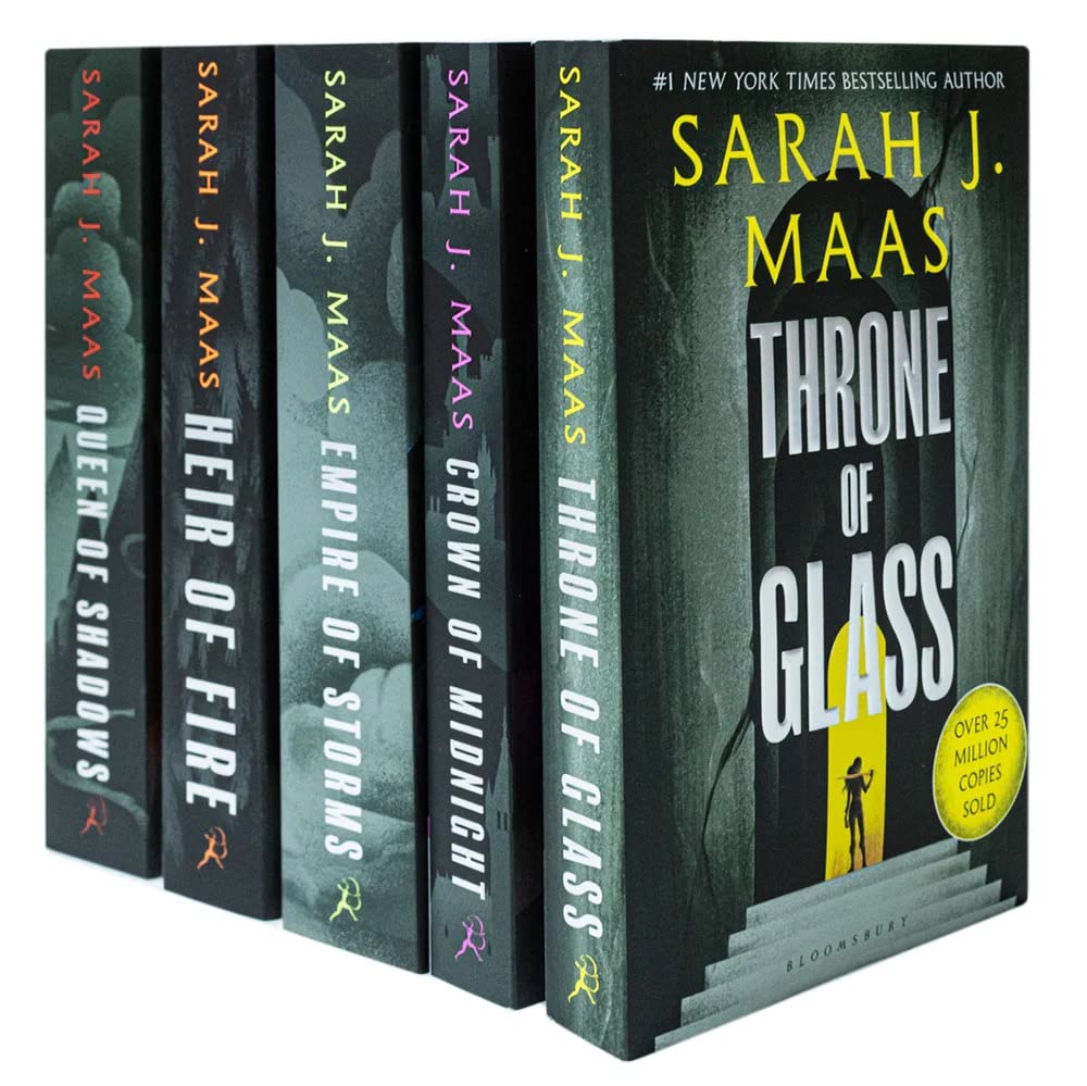 Throne Of Glass Series Collection 5 Books Set By Sarah J. Maas 2019 Edition