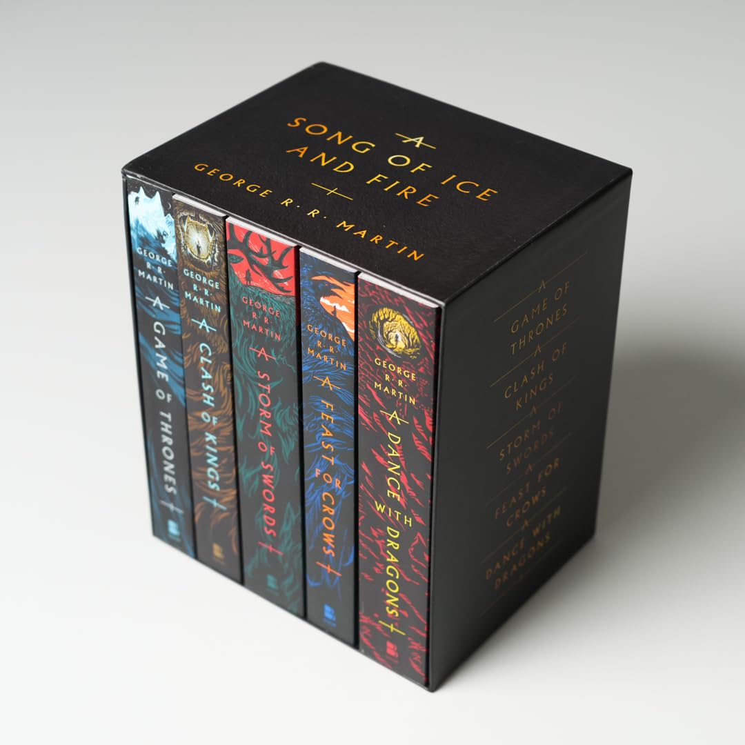 A Song of Ice and Fire – 5 Book Boxed Set: A Game of Thrones, A Clash of Kings & More - By George R. R. Martin - Paperback