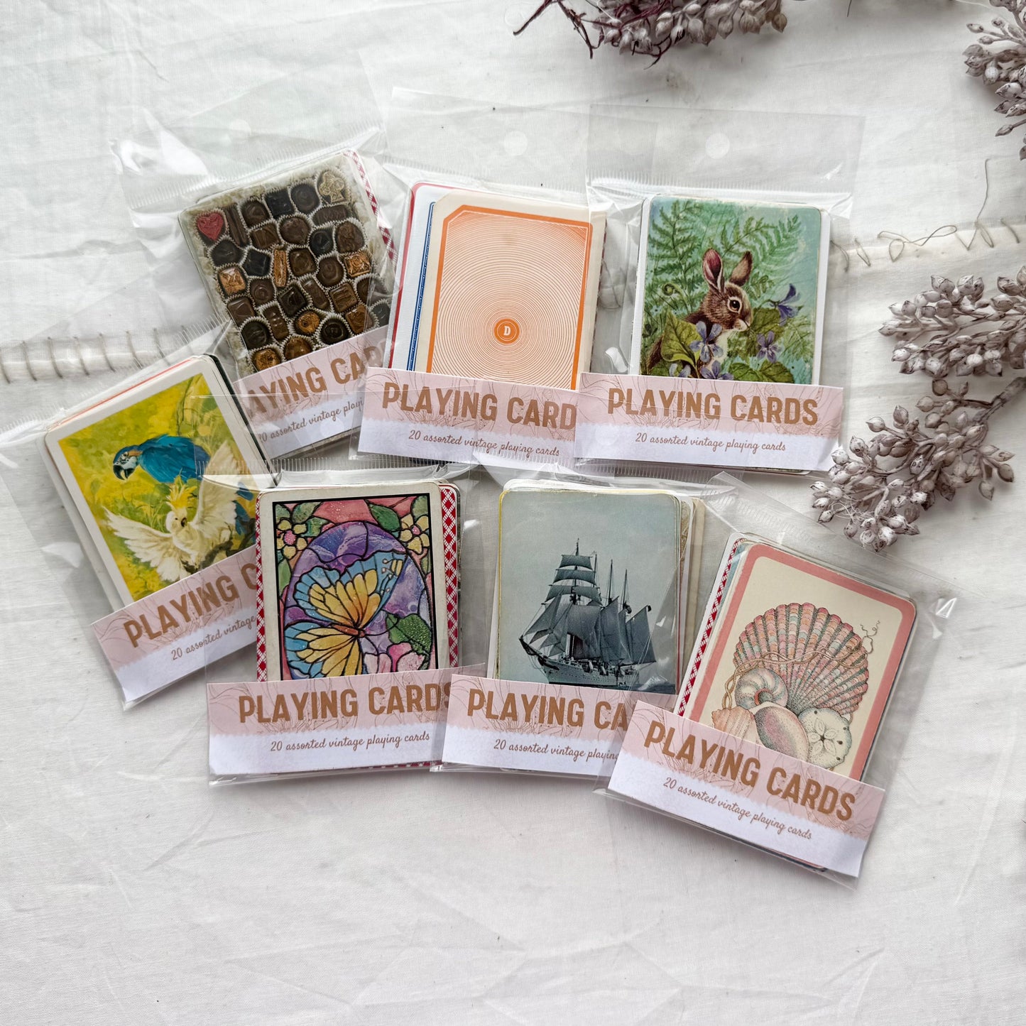 Assorted Play Card Pack- Set of 20 Different Cards