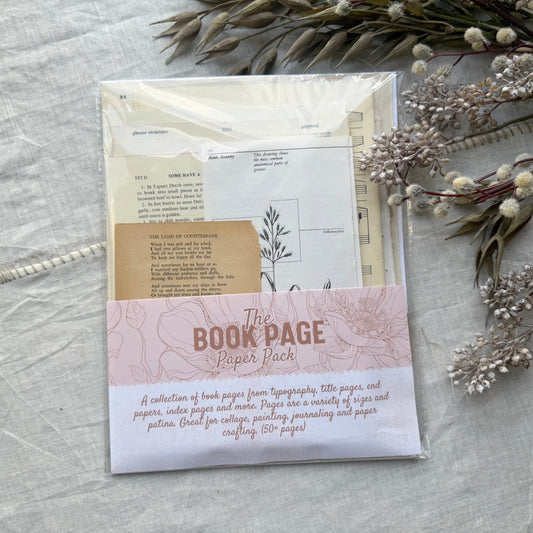 Assorted Vintage Book Pages