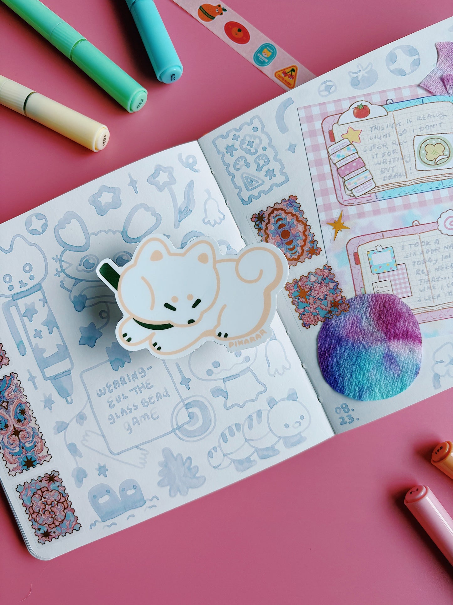 Stubborn Shiba Stickers