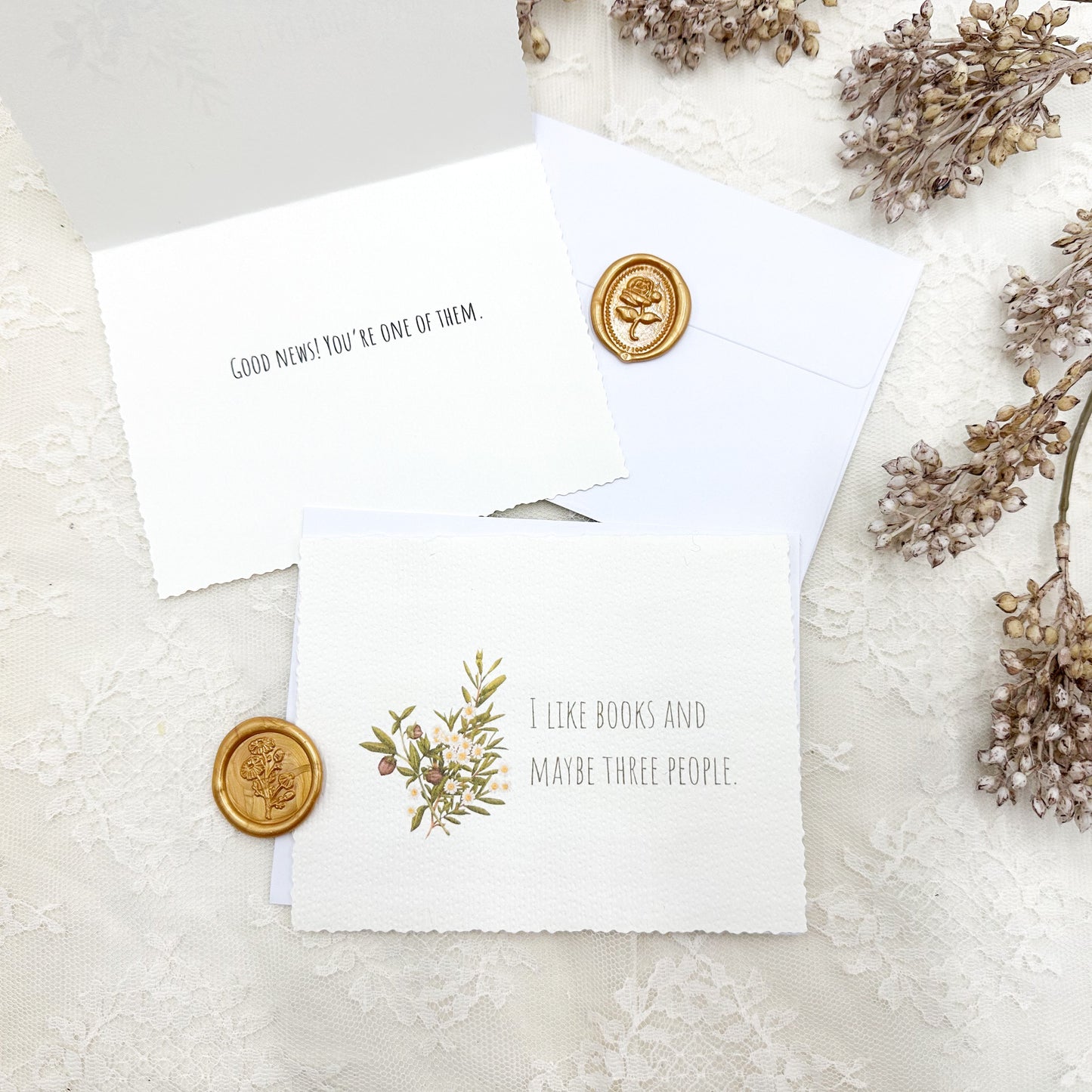 Book Lover Greeting Card