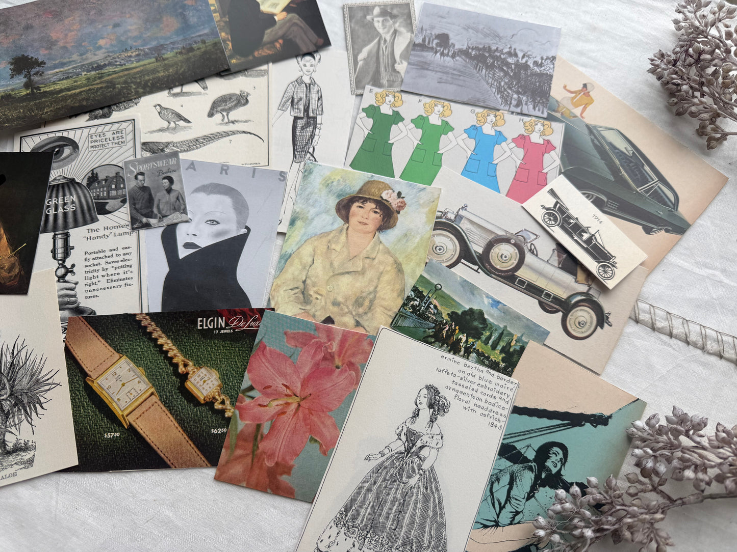 Authentic Vintage Stickers- Handmade