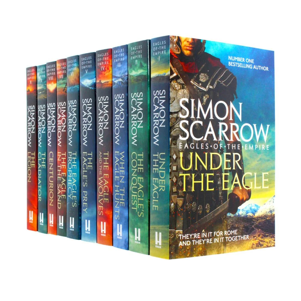 Eagles of the Empire – 10 Book Box Set: Books 1–10 - By Simon Scarrow - Historical Fiction - Paperback