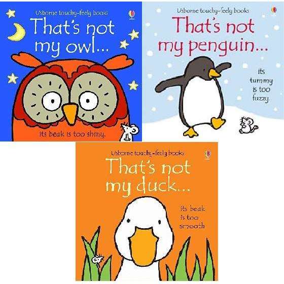 That's Not My Animals Collection – 3 Book Set: Owl, Penguin & Duck - By Fiona Watt - Board Book