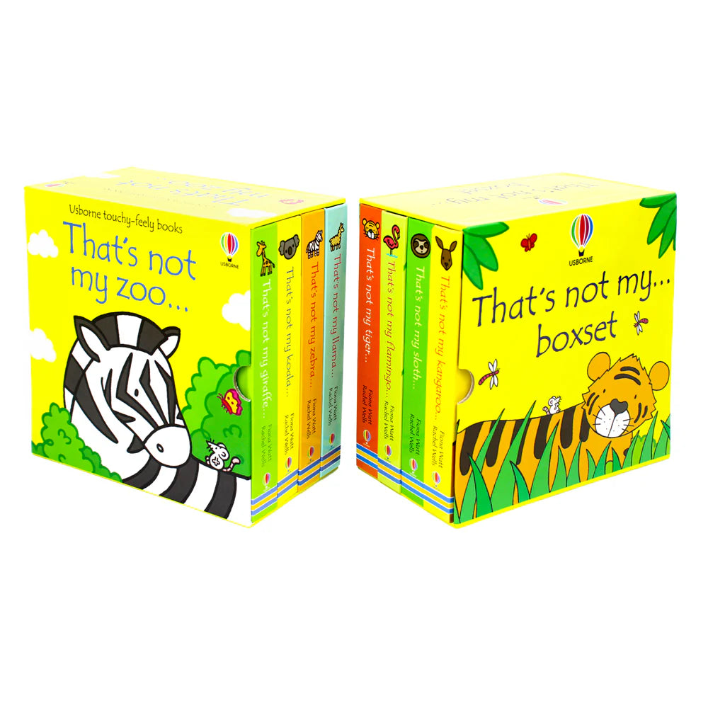 That's Not My Zoo Collection – 8 Book Set: Touchy-Feely Animal Books - By Fiona Watt - Board Book