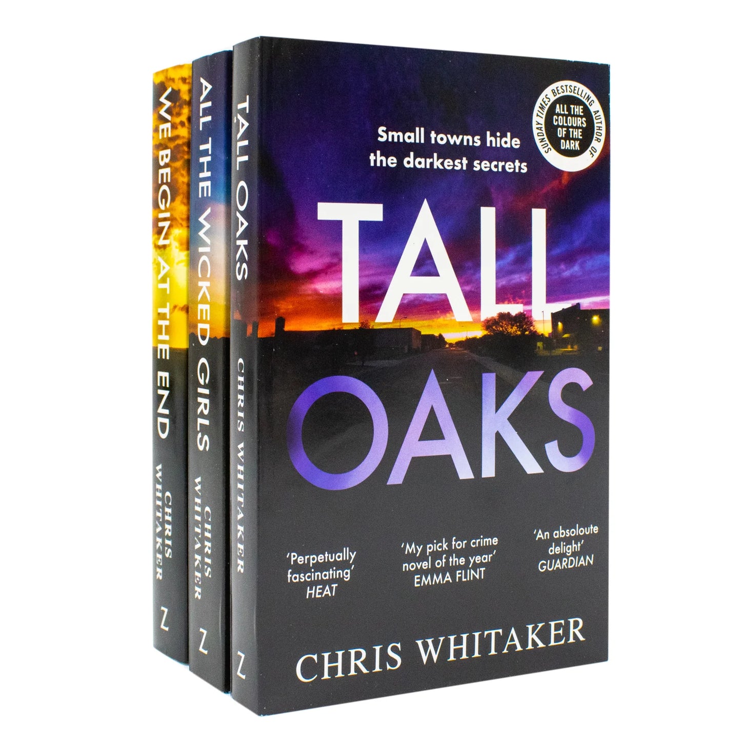 Chris Whitaker Collection – 3 Book Set: We Begin at the End, Tall Oaks & All the Wicked Girls - By Chris Whitaker - Paperback