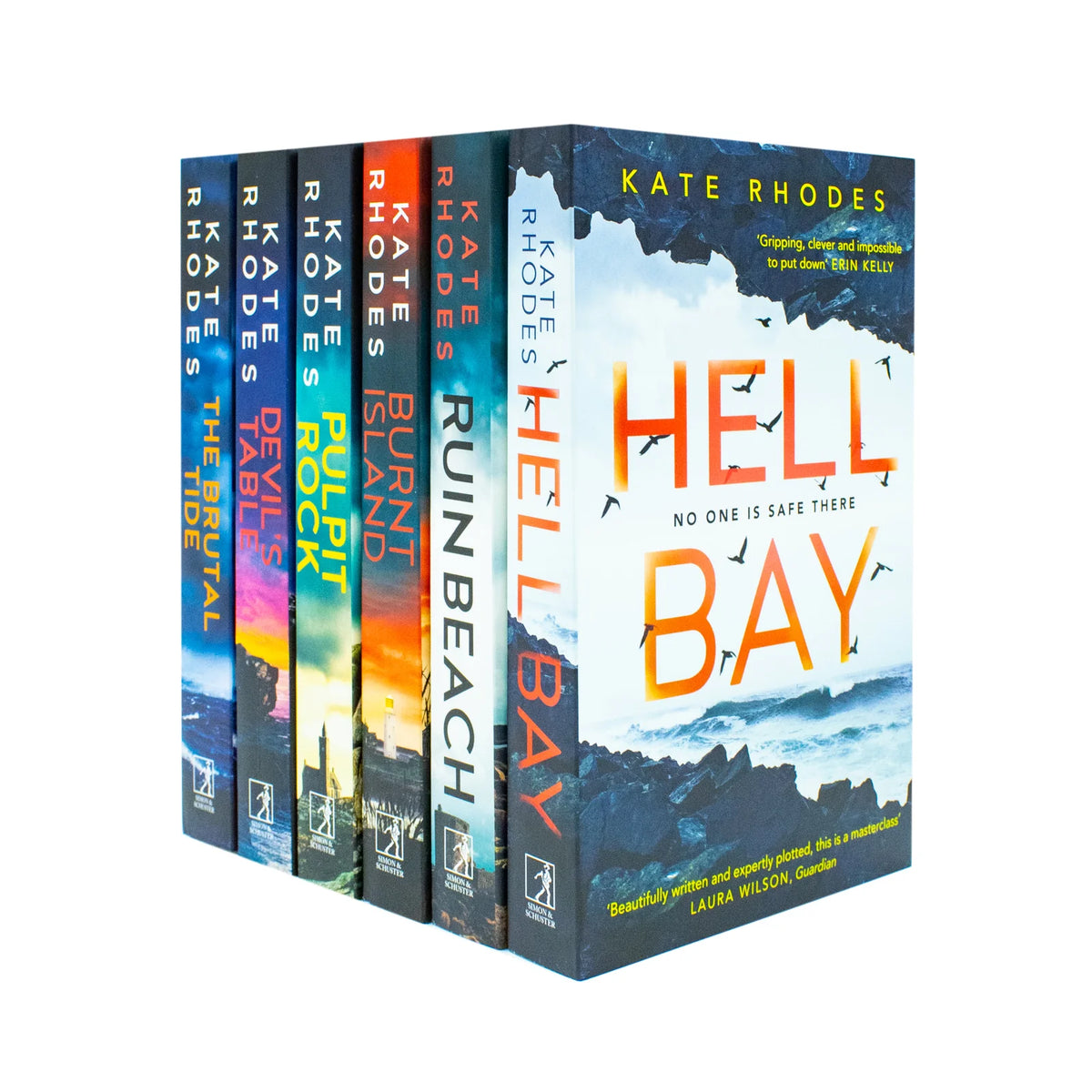 DI Ben Kitto Series – Complete 6 Book Set: Hell Bay, Ruin Beach, Burnt Island & More - By Kate Rhodes - Paperback