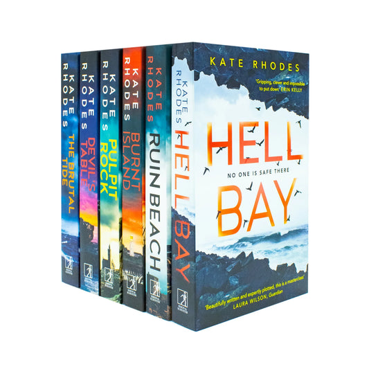 DI Ben Kitto Series – Complete 6 Book Set: Hell Bay, Ruin Beach, Burnt Island & More - By Kate Rhodes - Paperback