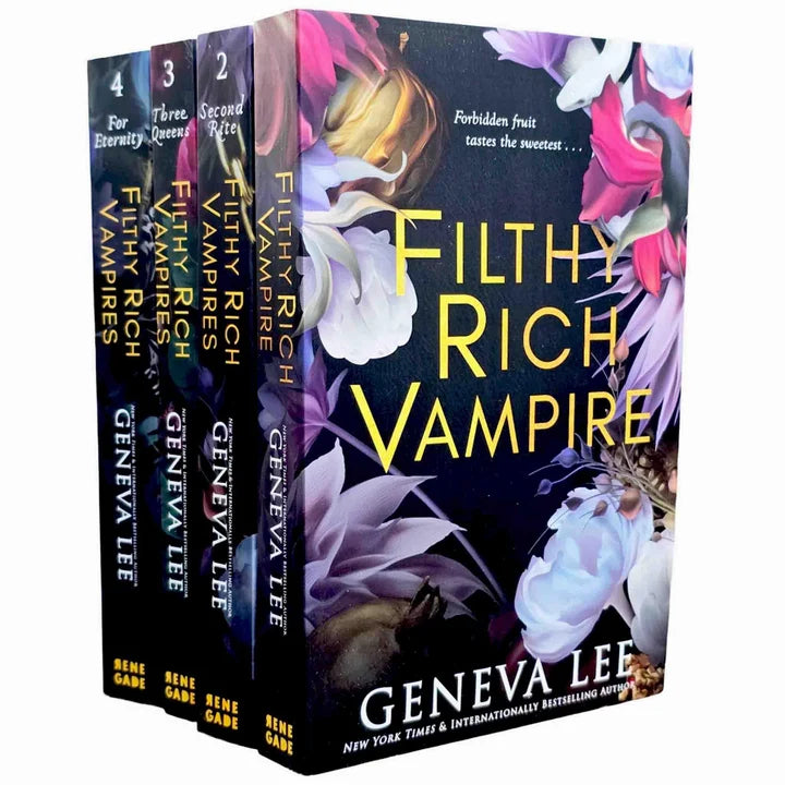 Filthy Rich Vampires – Complete 4 Book Collection: Filthy Rich Vampire, Second Rite, Three Queens & For Eternity - By Geneva Lee - Paperback