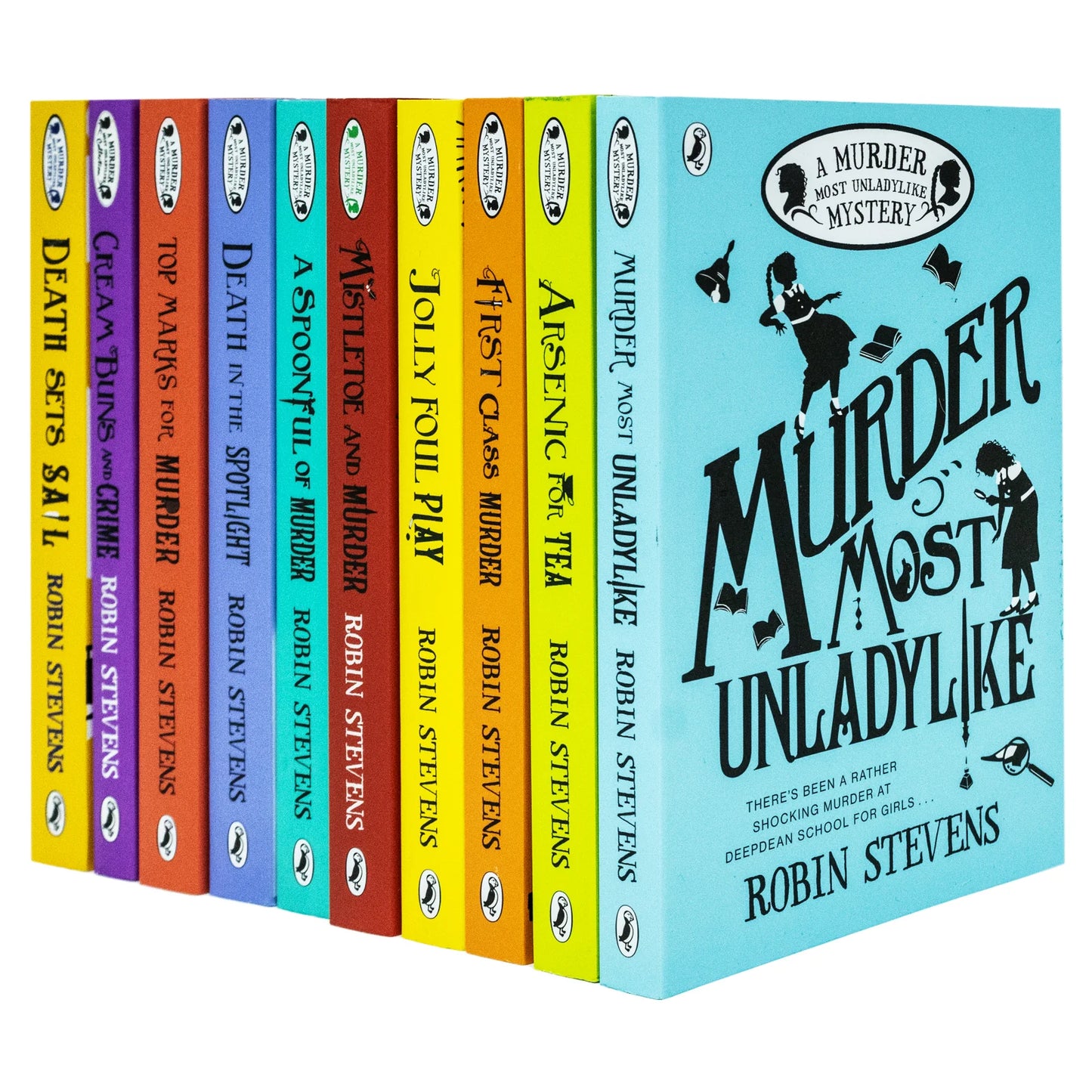 A Murder Most Unladylike Mystery Series – 10 Book Collection Set - By Robin Stevens - Children's Detective Fiction & School Adventures