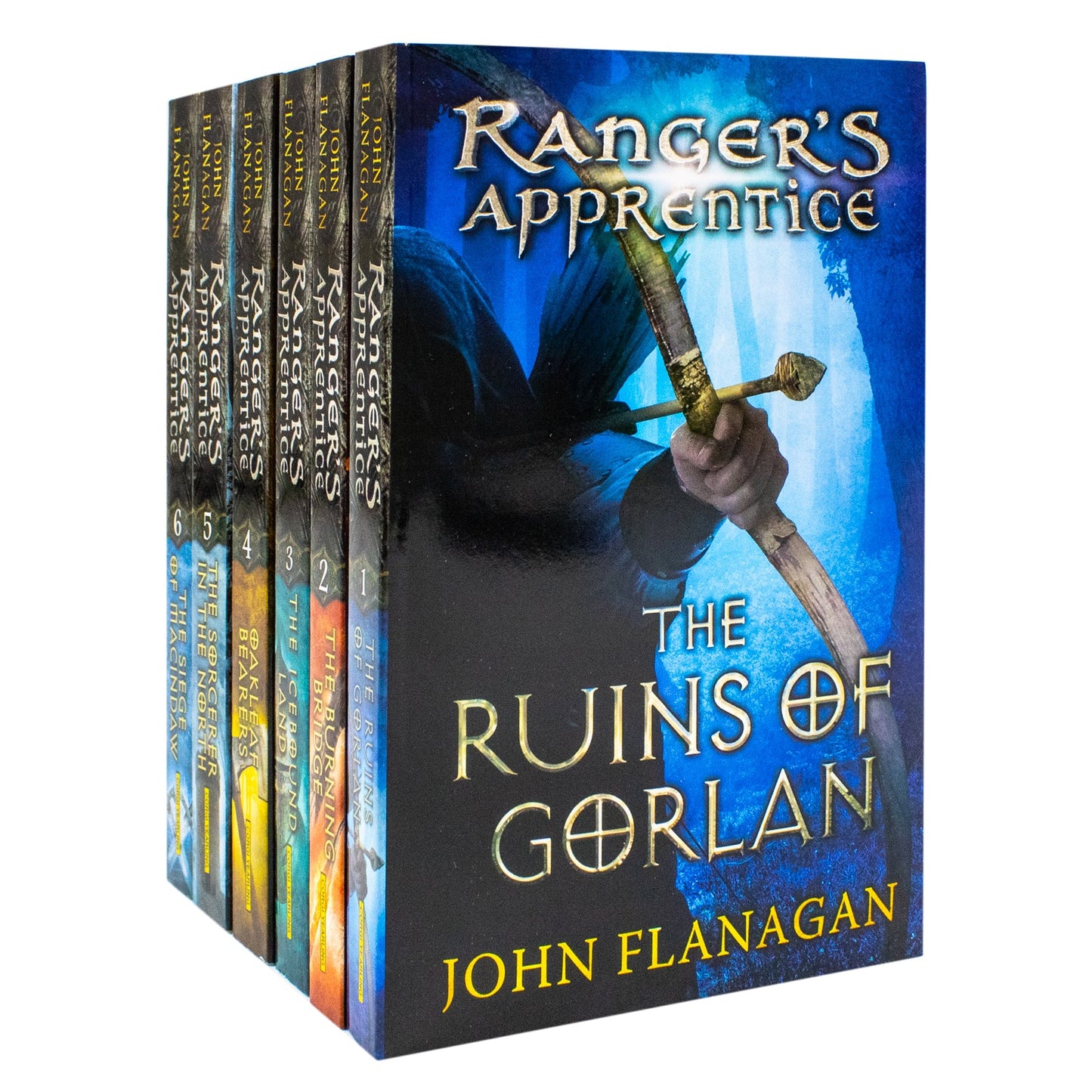 Ranger's Apprentice – Series 1: 6 Book Collection Set: The Ruins of Gorlan & More - By John Flanagan - Paperback