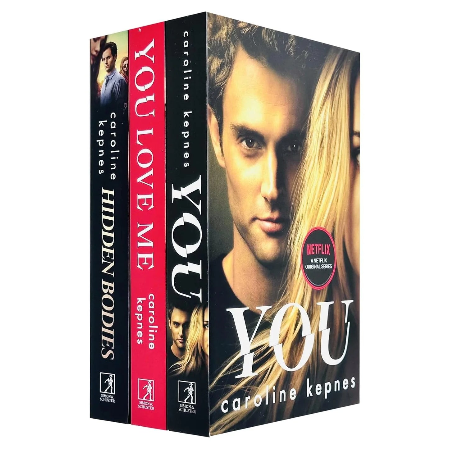 Caroline Kepnes – 3 Book Collection Set: You, Hidden Bodies & You Love Me - Psychological Thriller Series - Paperback