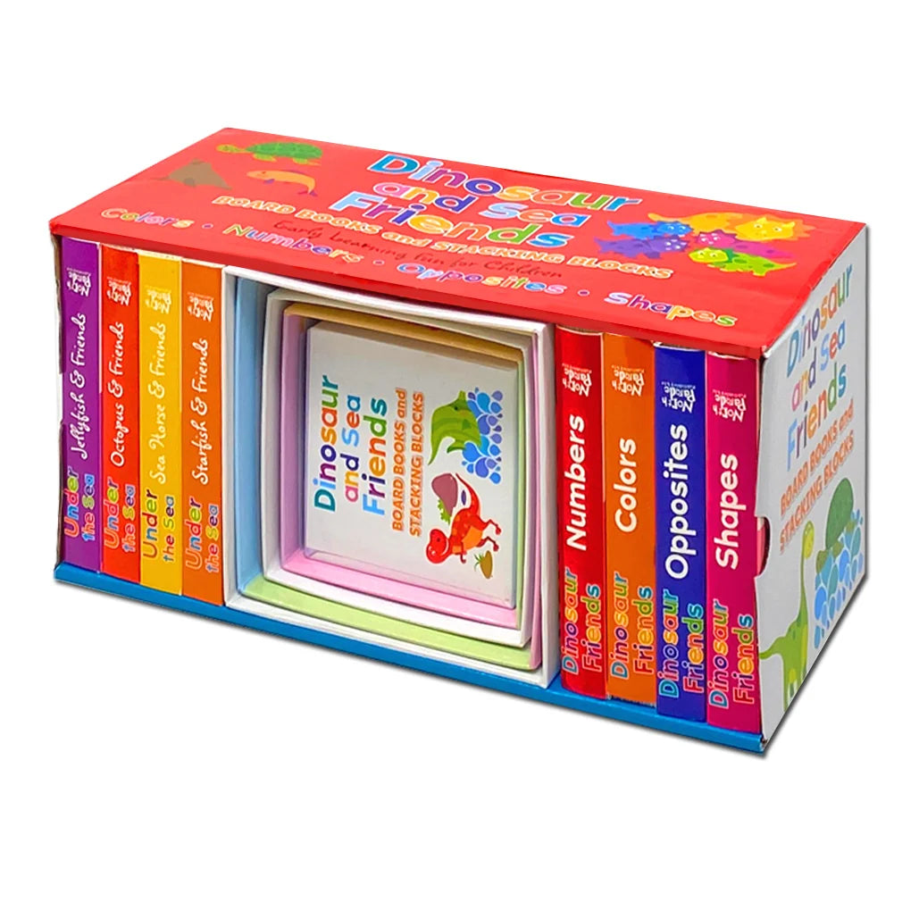 Dinosaur & Sea Friends – Early Learning Fun for Children: Educational Activity & Discovery Books - Board Book