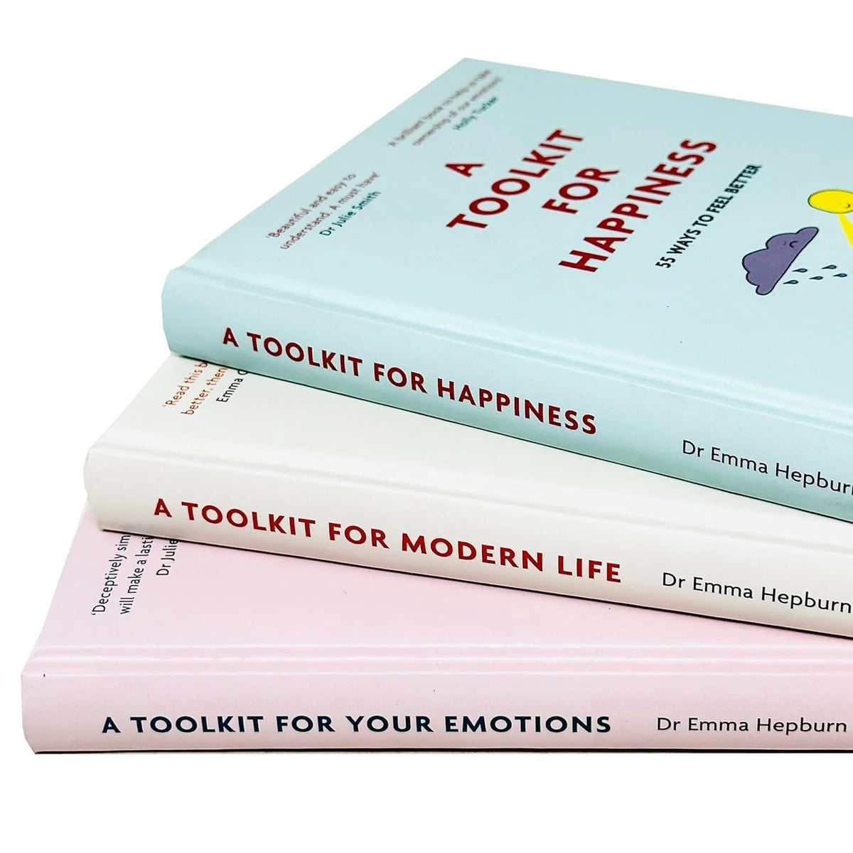 Dr Emma Hepburn 3 Book Collection – A Toolkit for Happiness, A Toolkit for Modern Life & A Toolkit for Your Emotions - By Dr Emma Hepburn - Hardback