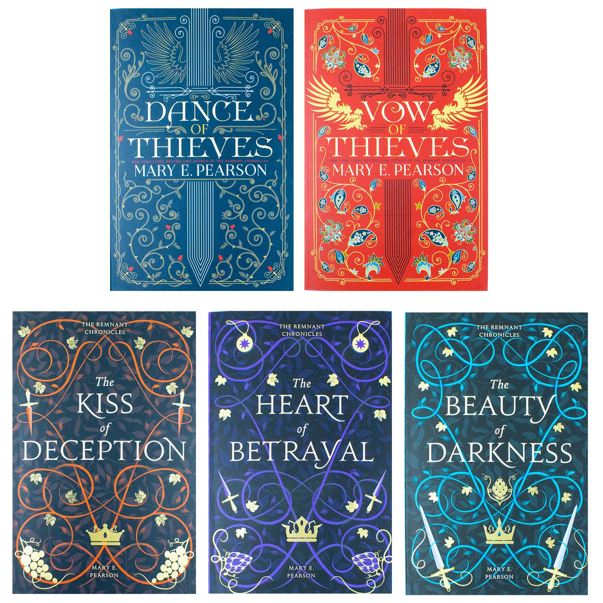 Mary E. Pearson Collection – 5 Book Set: Dance of Thieves, Vow of Thieves, The Kiss of Deception & More - By Mary E. Pearson - Paperback