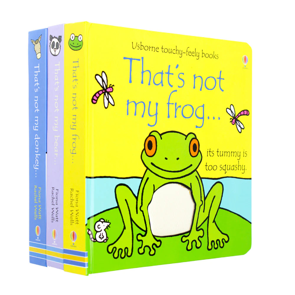 That's Not My Animals Series 2 – 3 Book Set: Frog, Bear & Donkey - By Fiona Watt - Board Book