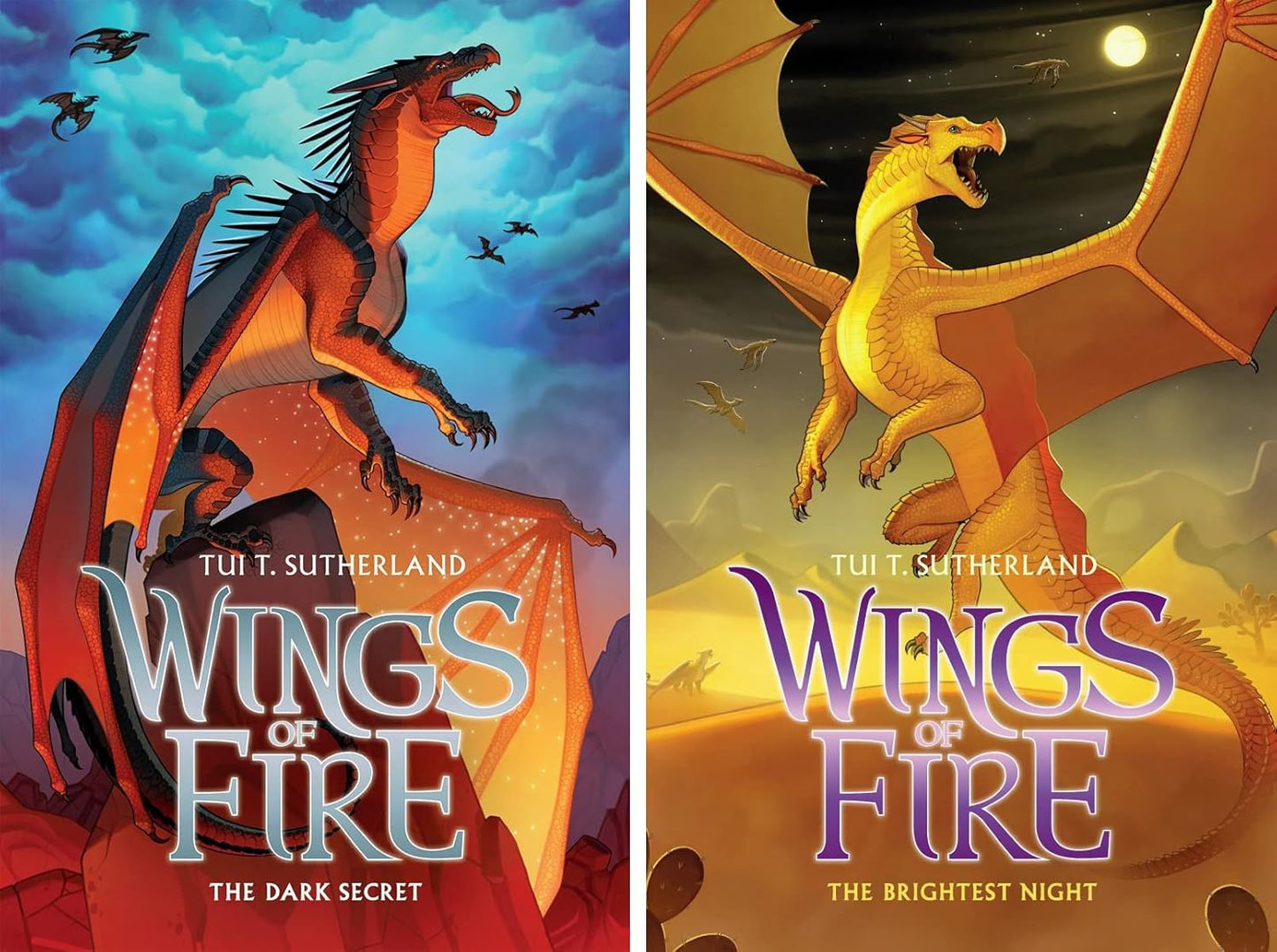 Wings of Fire Hardcover Series Complete Collection, Books 1–15  Premium Hardcover Set - by Tui T. Sutherland - Hardcover