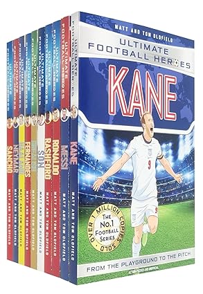 Ultimate Football Heroes Series 1 Collection 10 Books Set By Matt Oldfield, Tom Oldfield - Paperback