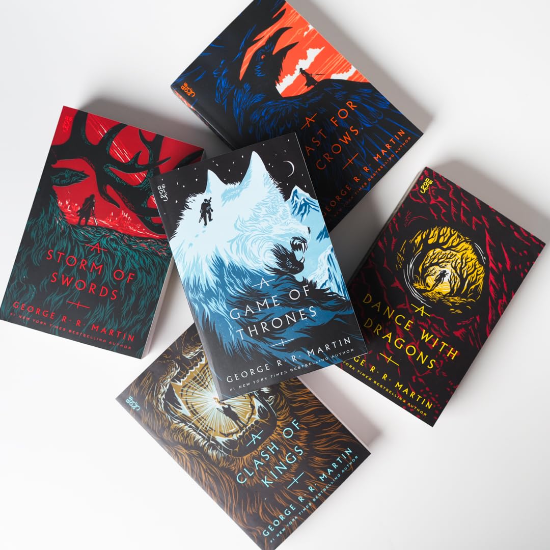 A Song of Ice and Fire – 5 Book Boxed Set: A Game of Thrones, A Clash of Kings & More - By George R. R. Martin - Paperback