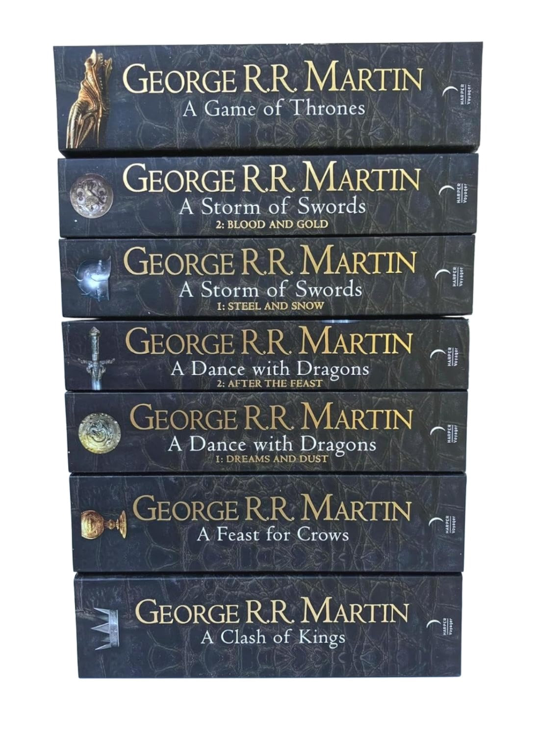 A Game of Thrones Set Song of Ice and Fire 7 Books Collection - George R.R Martin - paperback