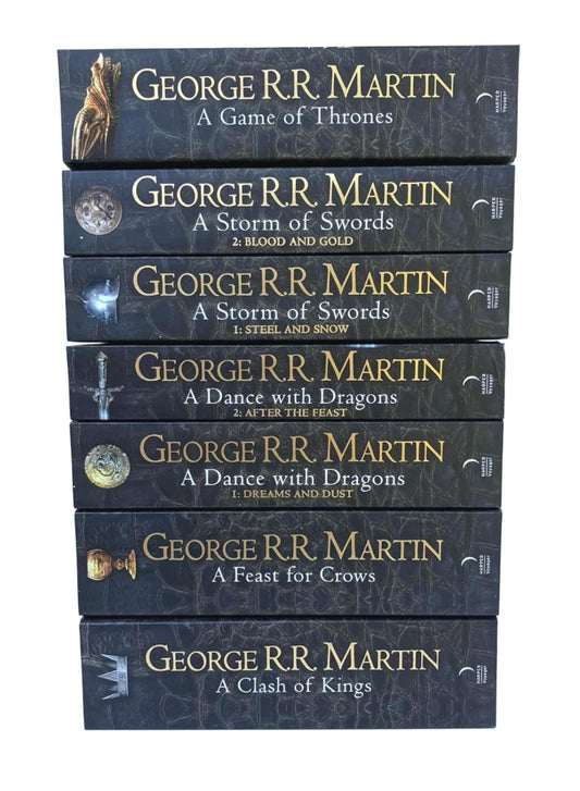 A Game of Thrones Set Song of Ice and Fire 7 Books Collection - George R.R Martin - paperback