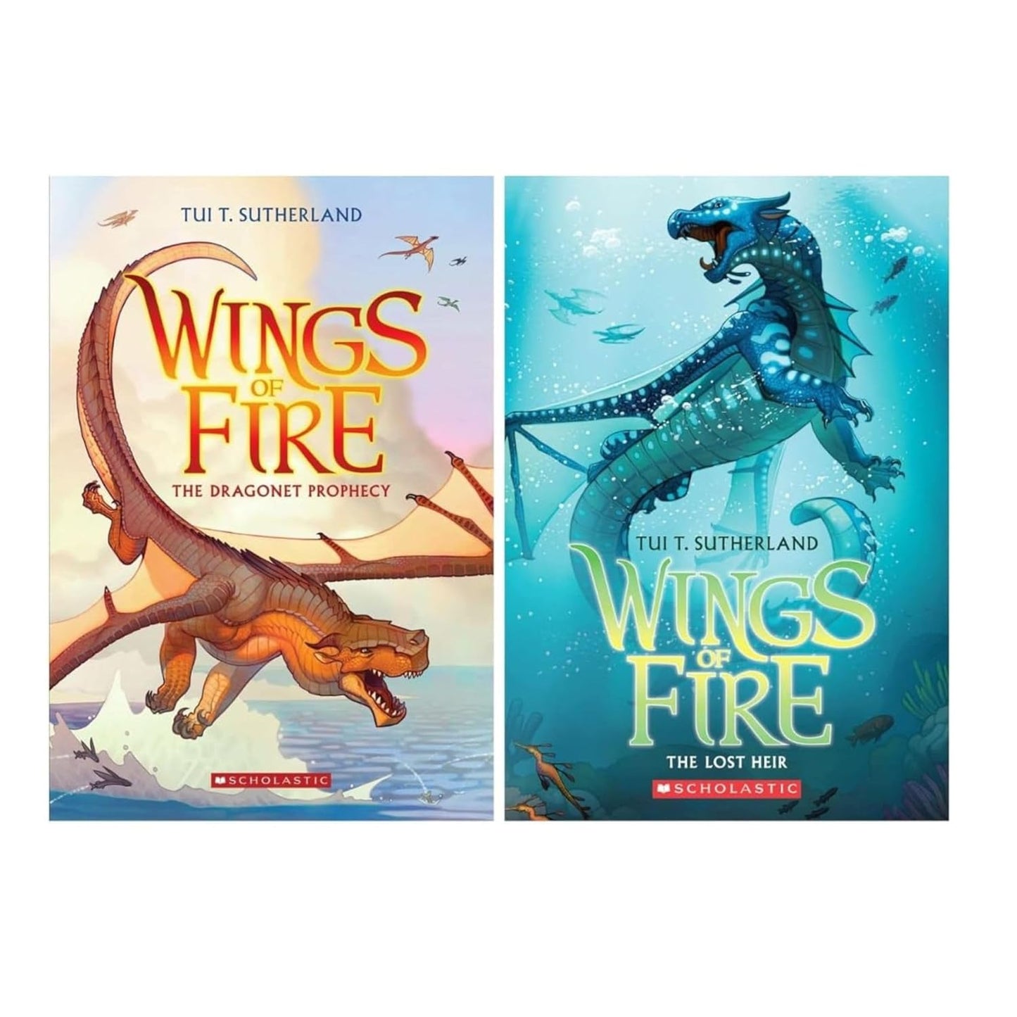 Wings of Fire Paperback Series Complete Collection, Books 1–18 | Full Dragon Fantasy Set - by Tui T. Sutherland - Paperback