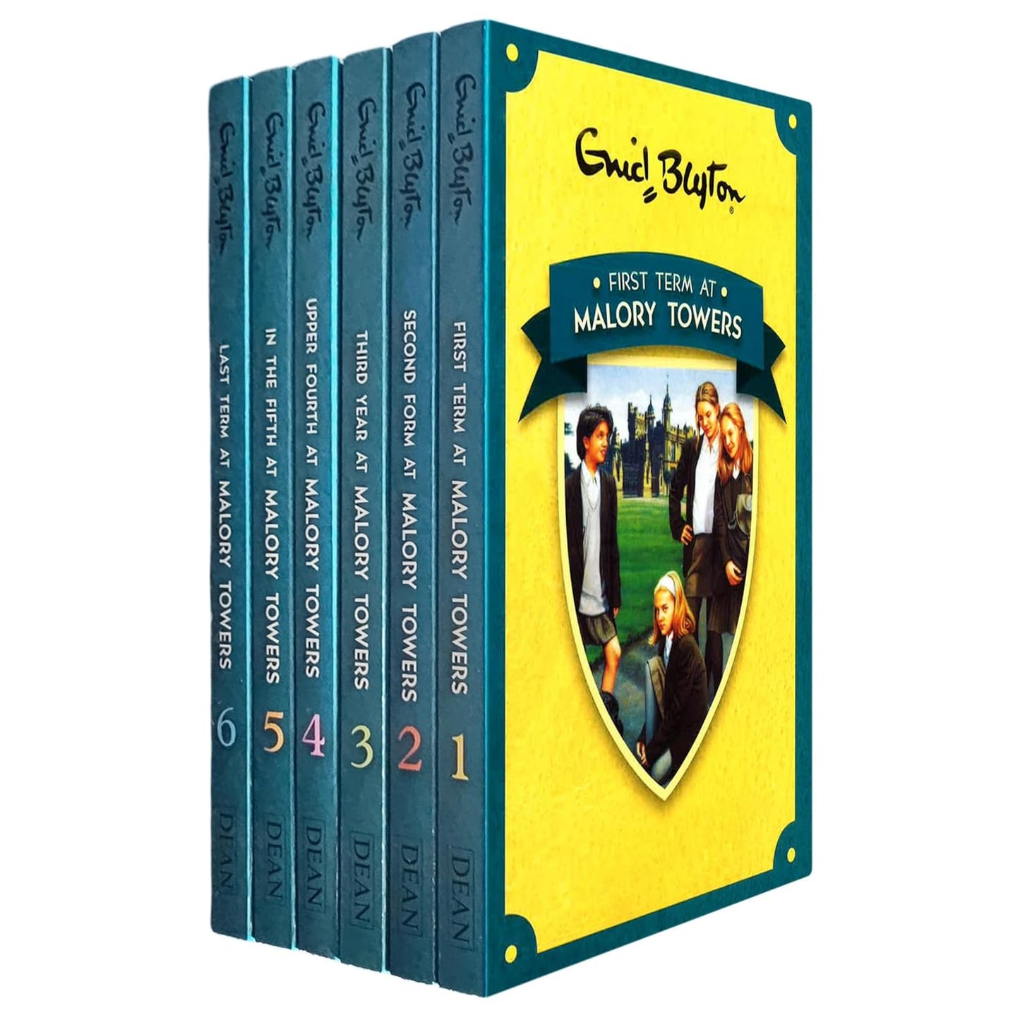 Malory Towers Classic Collection – 6 Book Set: Original Vintage Covers - By Enid Blyton - Paperback